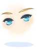 Costume GeminiS58 Eyes Blue