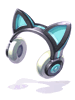 Costume Cyber Cat Ear Headphones