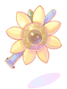 Costume Sunflower Hairpin