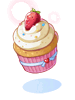 Cupcake de Morango