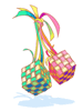 Colorful Ketupat