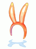 Costume Bunny Hairband (Orange)