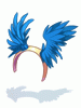 Costume Deep Blue Angel's Headband