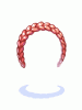 Costume Braid Headband (Red)
