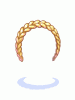 Costume Braid Headband (Yellow)