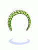 Costume Braid Headband (Green)