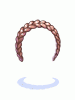 Costume Braid Headband (Brown)