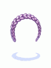 Costume Braid Headband (Purple)