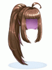 Costume Ponytail Hair (Black)