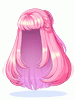 Peruca Estilosa Rosa