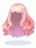 Costume Fluffy Semi-Long Hair(Cherry Blossom)