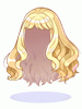 Costume Fluffy Semi-Long Hair(Yellow)