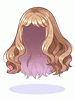 Costume Fluffy Semi-Long Hair(Orange)