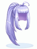 Costume Ponytail Hair (Blue)