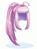 Costume Ponytail Hair (Purple)