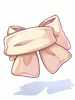 Costume Large Ribbon Muffler (White)