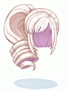 Costume Side Roll Pony (White)