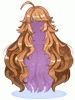 Costume Wild Long Hair (Brown)