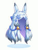 Costume Snow Rabbit Hair
