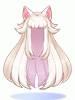 Costume White Cat Wig