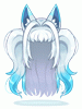 Costume White Fox Hood Twin (No Decoration)