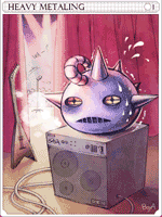 Heavy Metaling Card