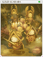 Carta Scaraba Dourado