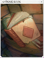 Antique Book Card