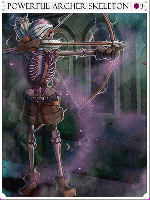 Powerful Archer Skeleton Card