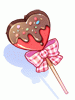 Costume Heart Stick Chocolate