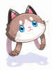 Costume Ragdoll Face Bag