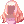 Costume Fluffy Semi-Long Hair(Cherry Blossom)