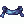 Costume Giant Bow Scarf (Blue)
