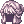 Costume Ranger Half-Up (Light Purple)