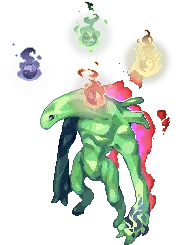 Animation du monstre